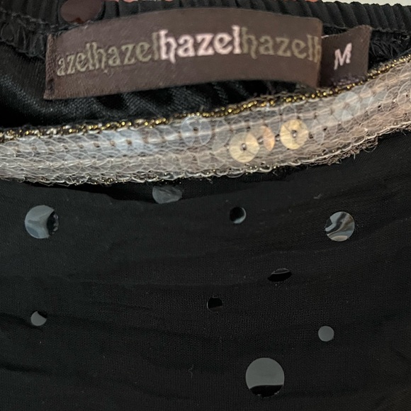 Hazel Black Dress w/ Accents Medium - Picture 3 of 12